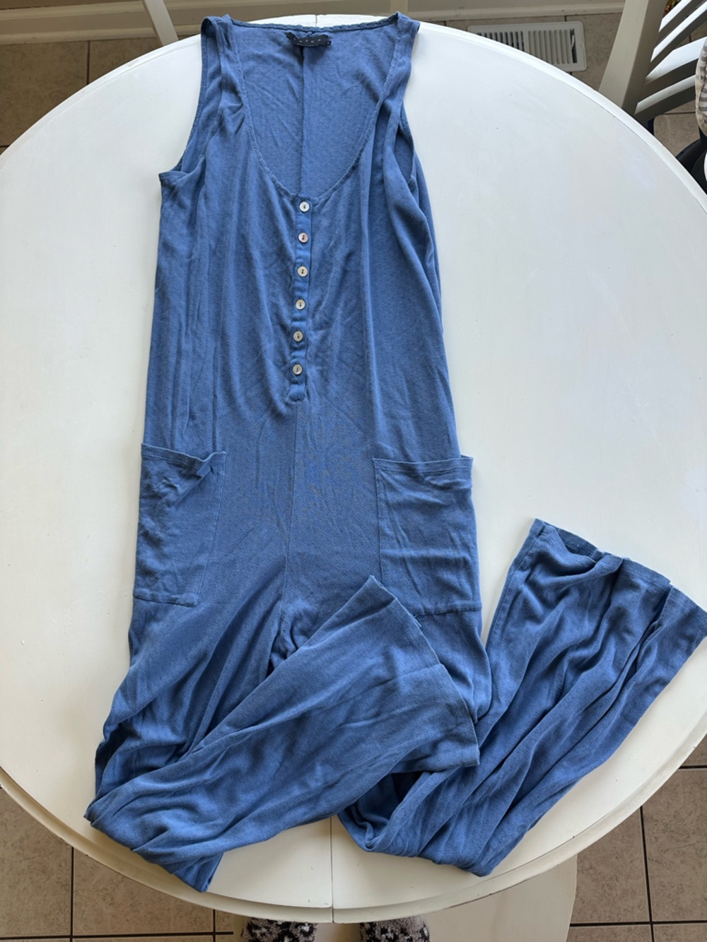 Hatch Blue Maternity Romper / Jumpsuit size 1 / S